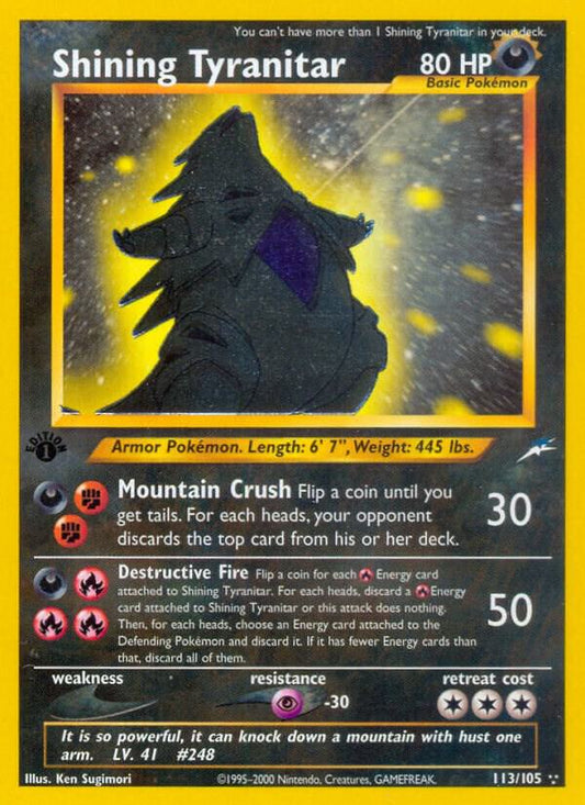 Shining Tyranitar [Neo Destiny] 113/105