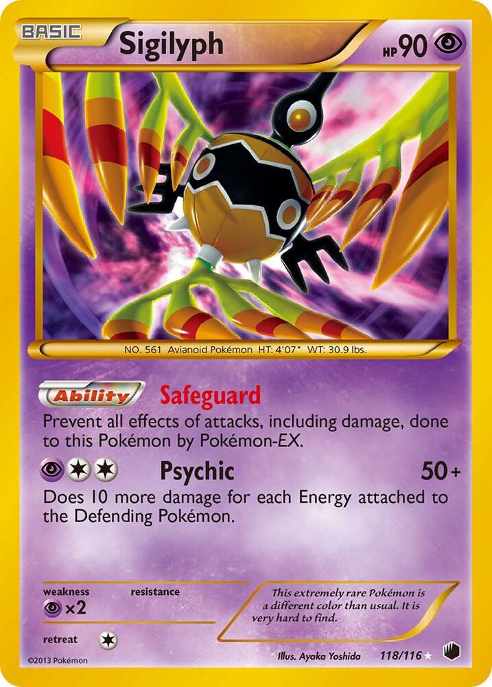 Sigilyph [Plasma Freeze] 118/116
