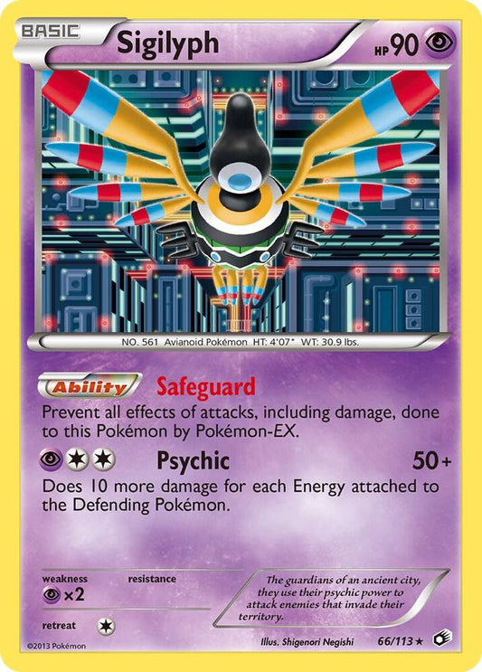 Sigilyph [Legendary Treasures] 66/113
