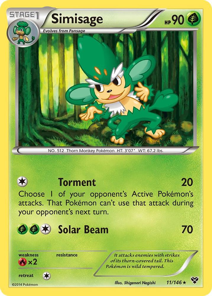 Simisage [XY Base Set] 11/146