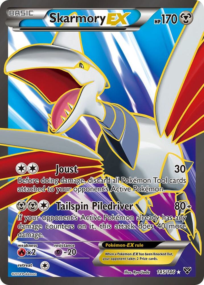 Skarmory EX (145 Full Art) [XY Base Set] 145/146