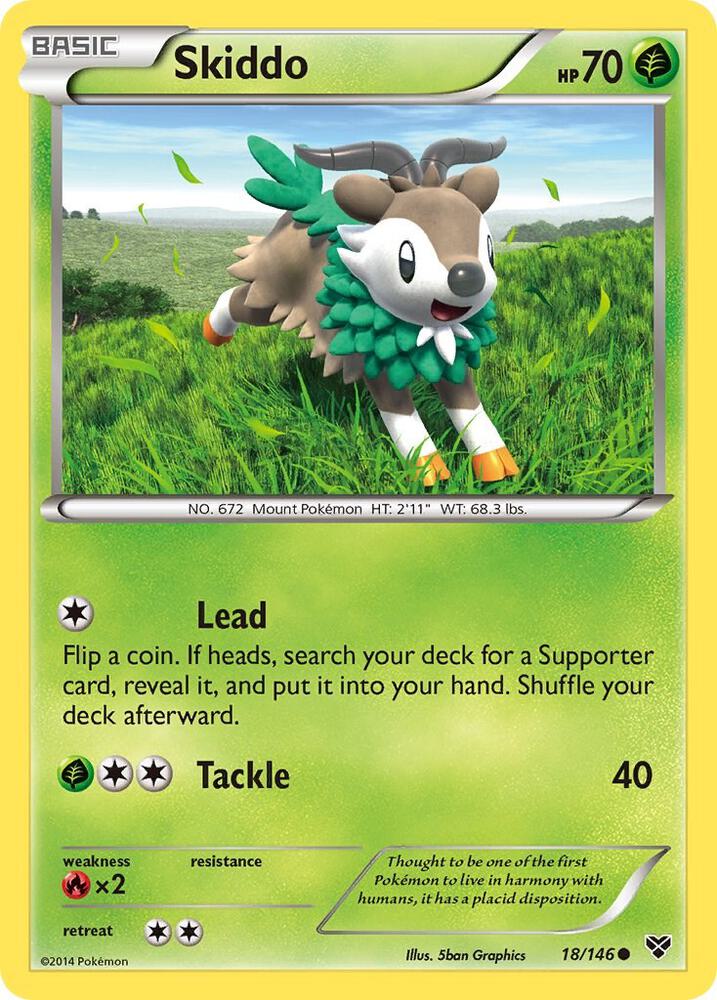 Skiddo [XY Base Set] 18/146