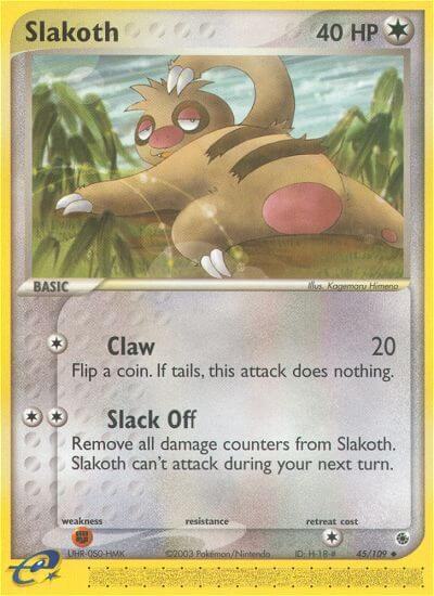 Slakoth [Ruby and Sapphire] 45/109