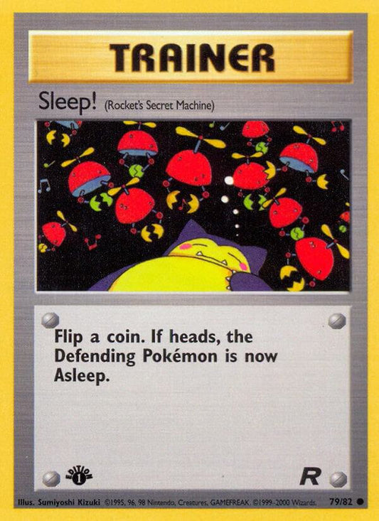 Sleep! (Rocket's Secret Machine) [Team Rocket] 79/82