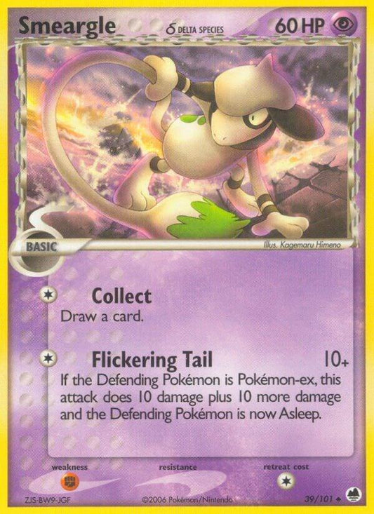 Smeargle (Delta Species) [EX Dragon Frontiers] 39/101
