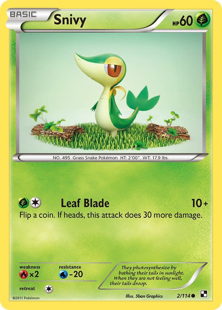Snivy (2) [Black and White] 2/114