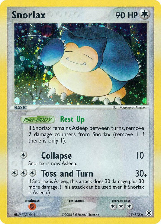 Snorlax [EX FireRed & LeafGreen] 15/112