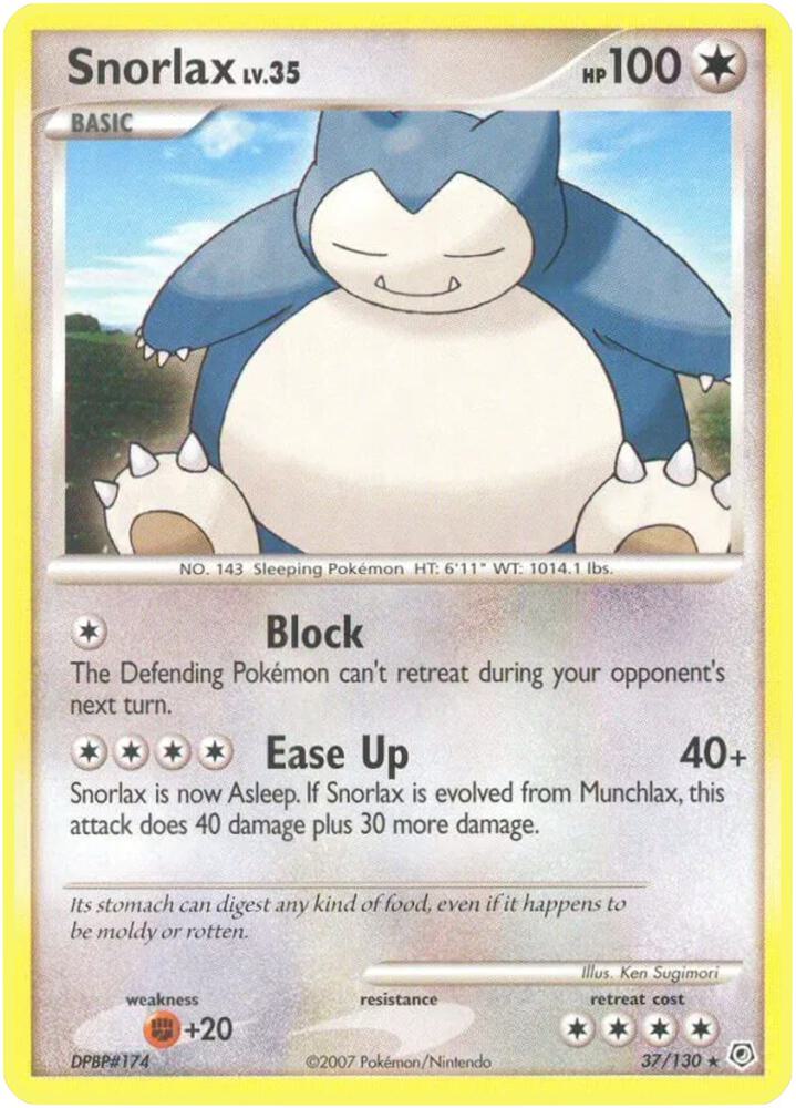 Snorlax [Diamond and Pearl] 37/130