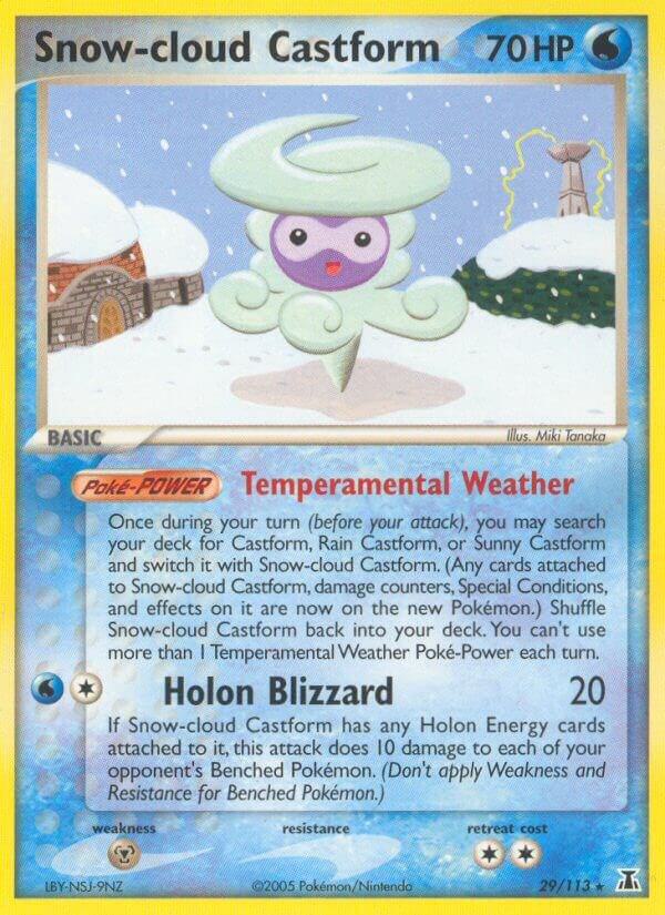 Snow-cloud Castform [Delta Species] 29/113