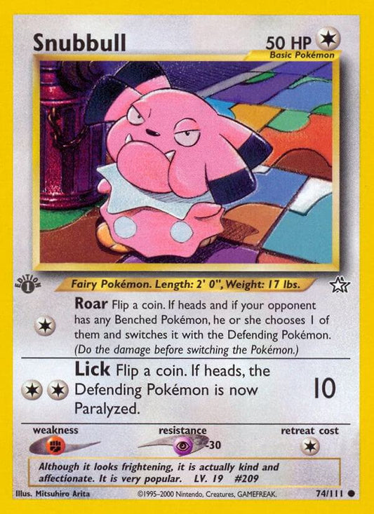 Snubbull [Neo Genesis] 074/111