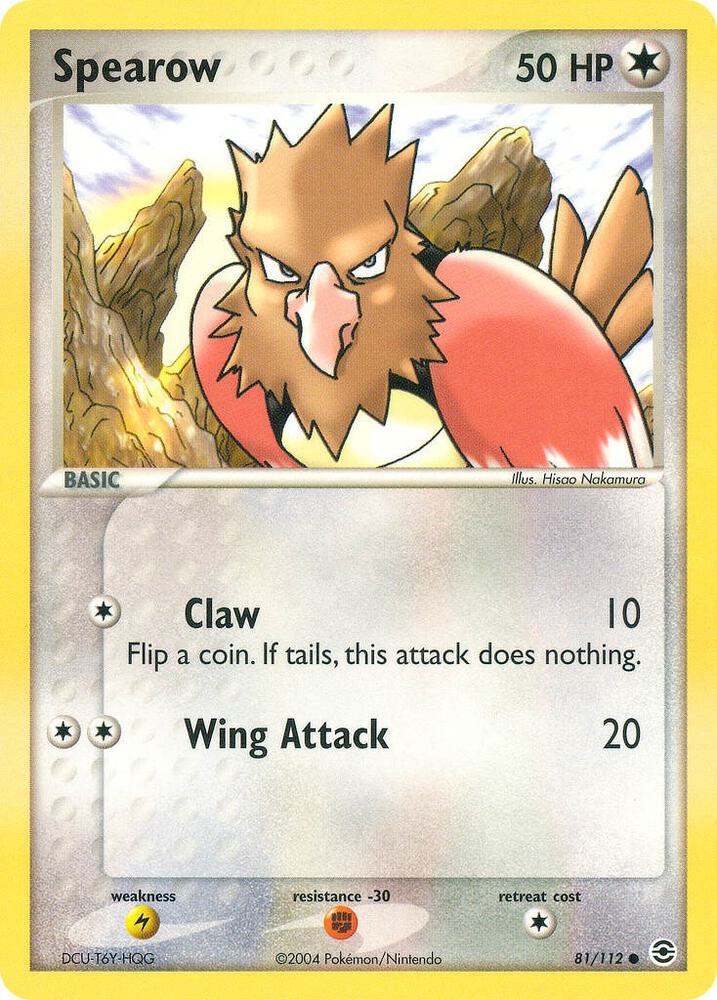 Spearow [FireRed & LeafGreen] 81/112