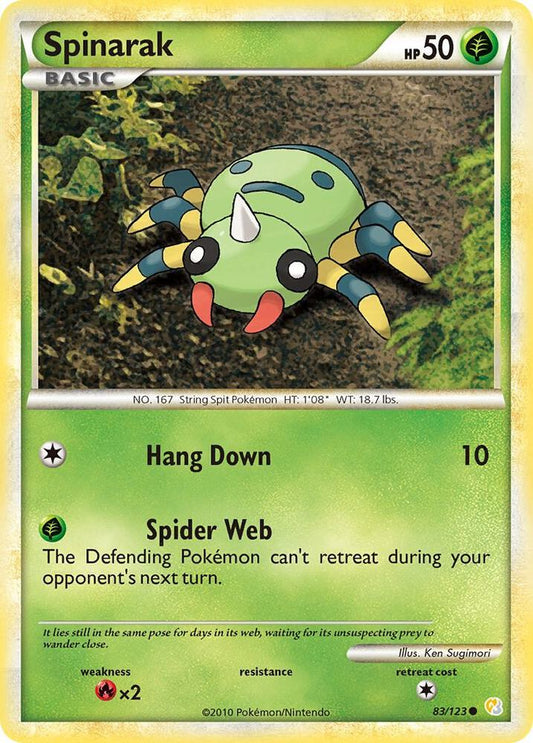 Spinarak [HeartGold SoulSilver] 83/123