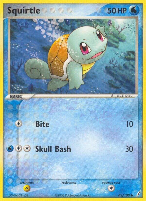 Squirtle - 063/100 [Crystal Guardians] 63/100