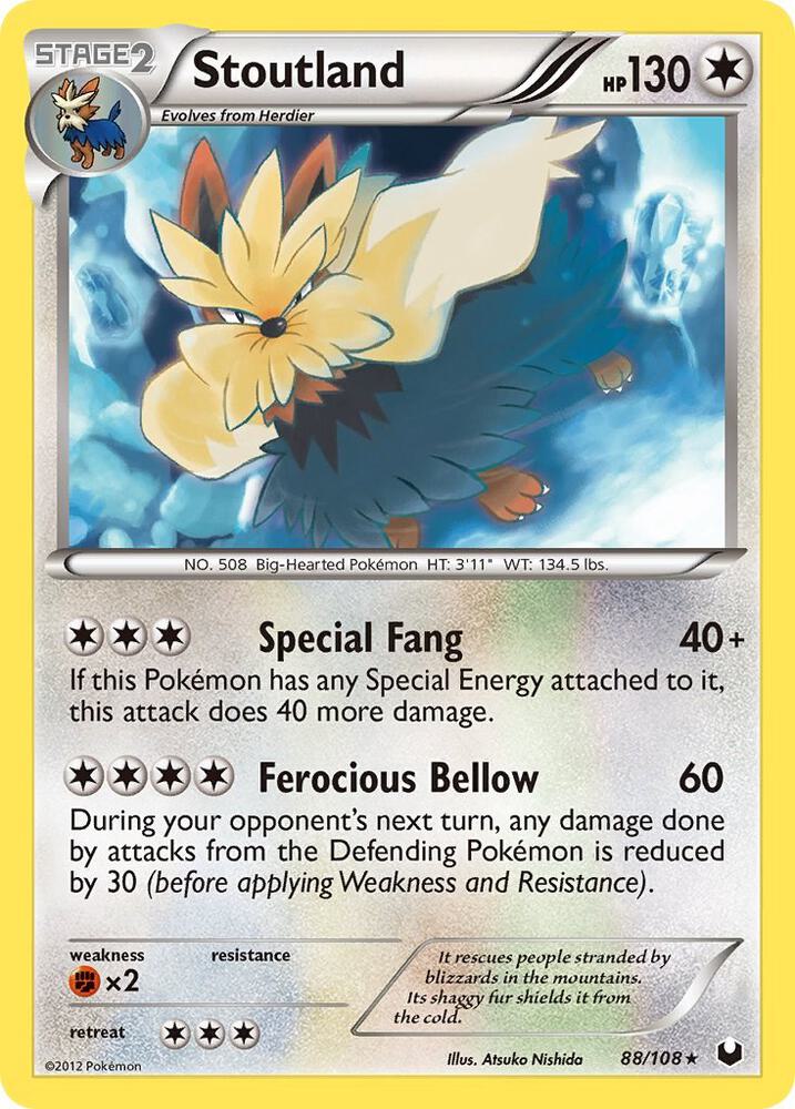 Stoutland [Dark Explorers] 88/108