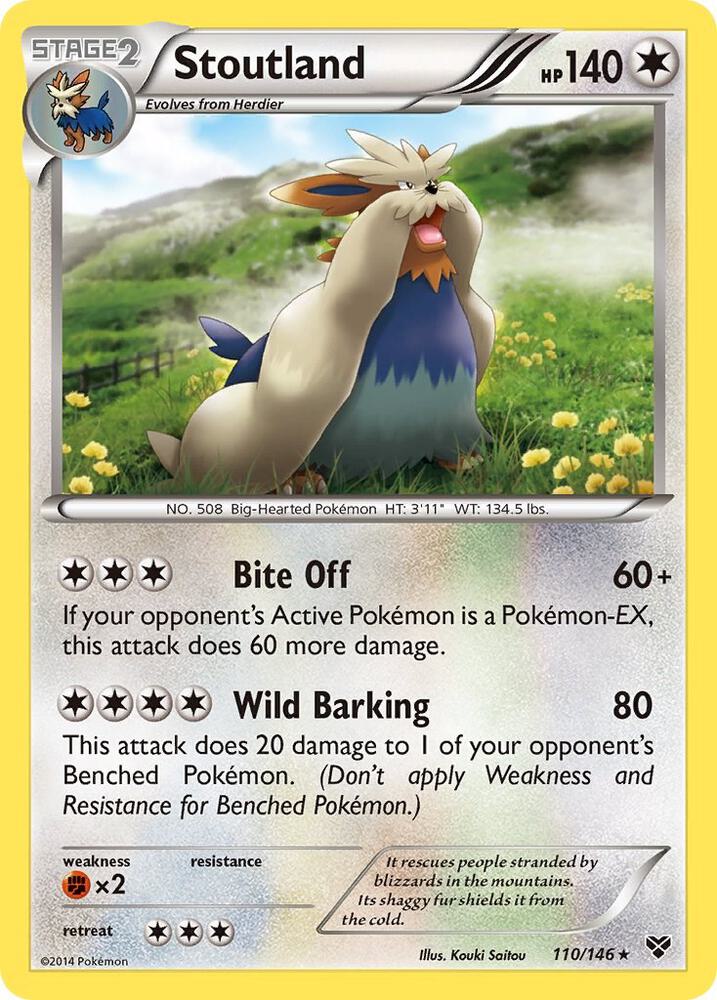 Stoutland [XY Base Set] 110/146