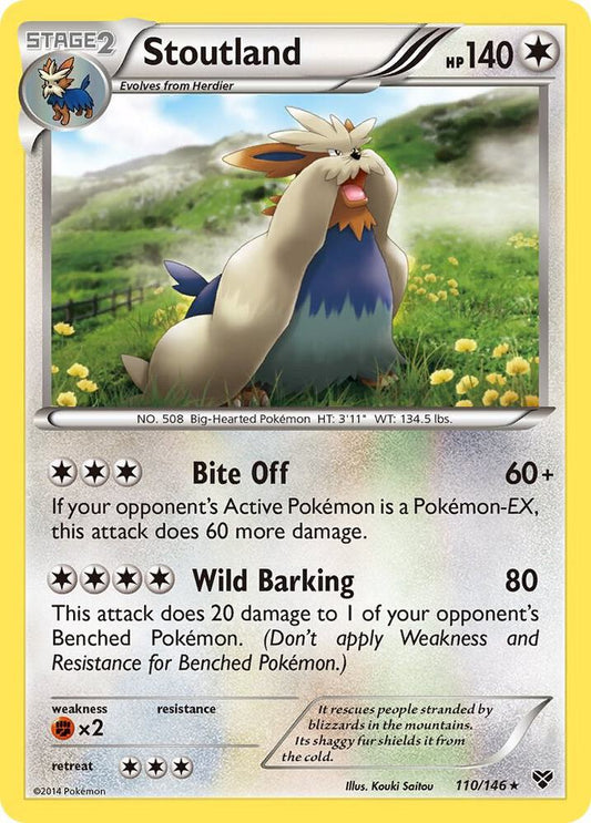 Stoutland [XY Base Set] 110/146