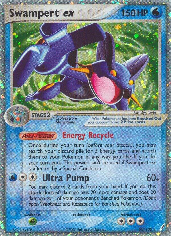 Swampert ex [Crystal Guardians] 98/100