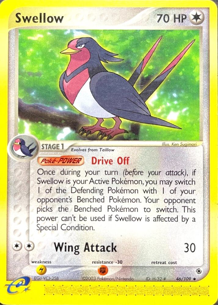 Swellow [Ruby and Sapphire] 46/109