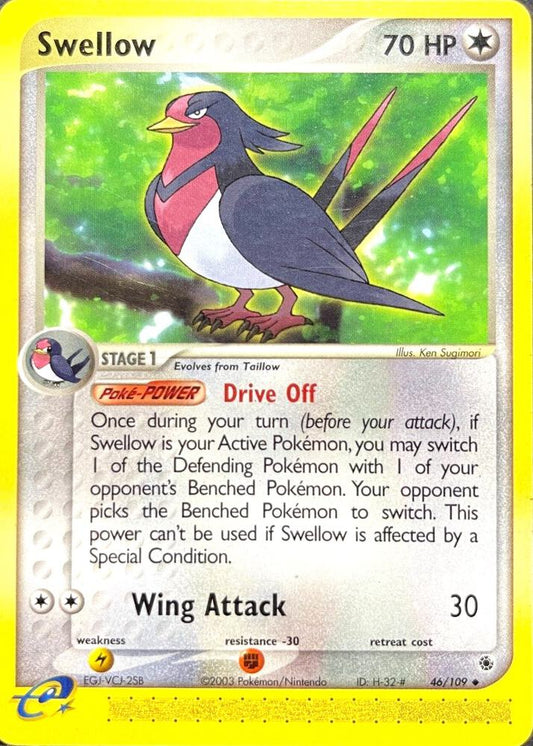Swellow [Ruby and Sapphire] 46/109