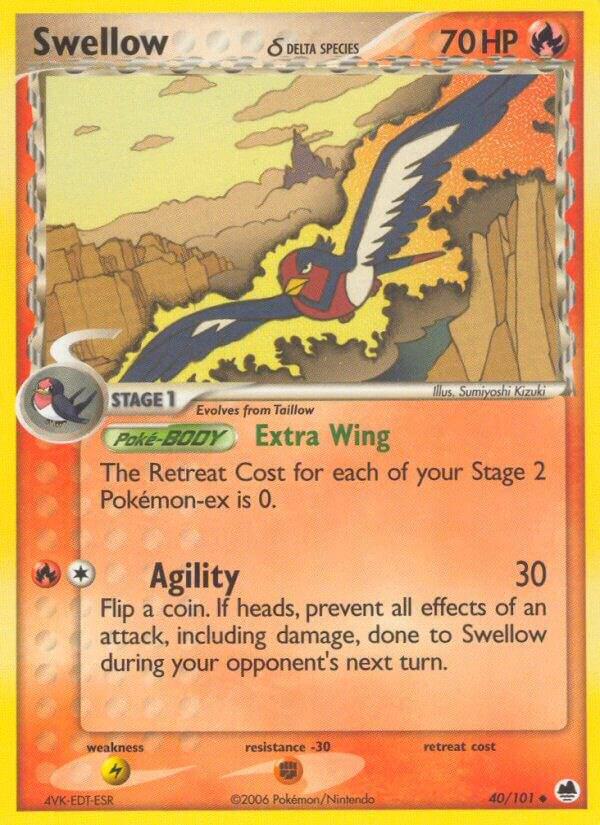 Swellow (Delta Species) [Dragon Frontiers] 40/101