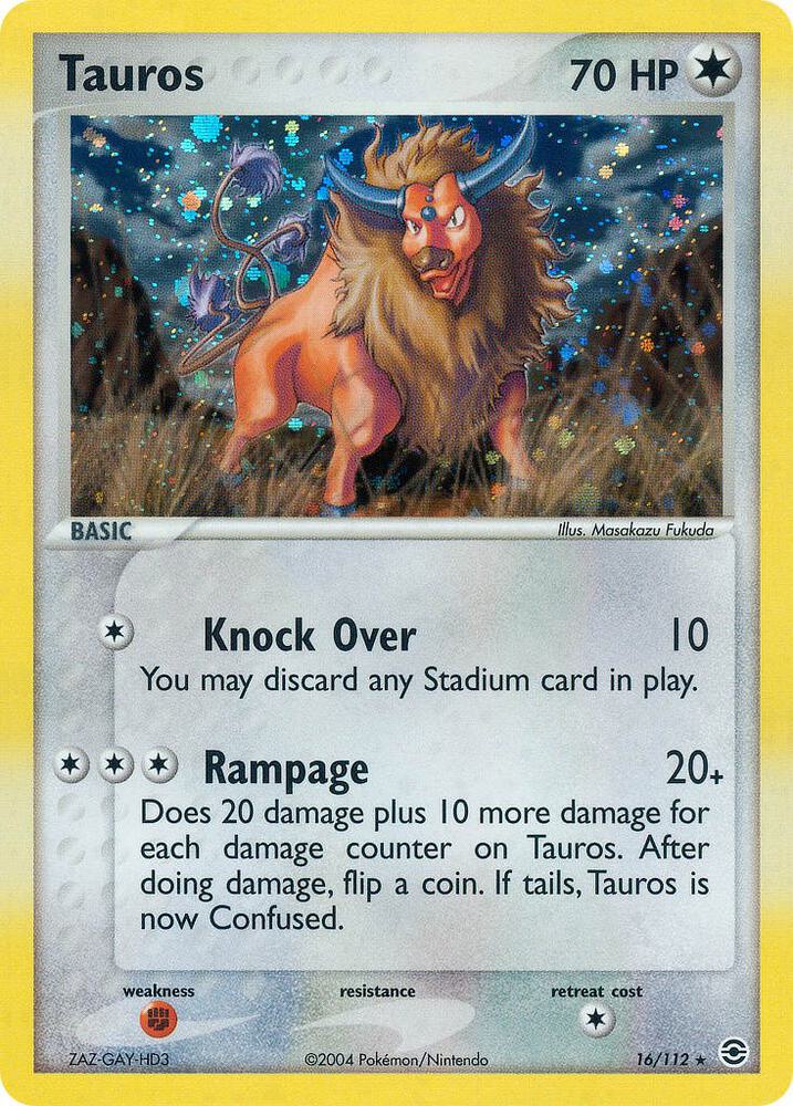 Tauros [FireRed & LeafGreen] 16/112