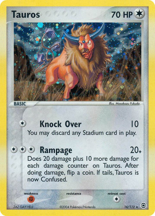 Tauros [FireRed & LeafGreen] 16/112