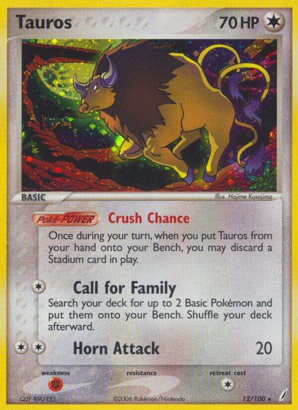 Tauros [Crystal Guardians] 12/100