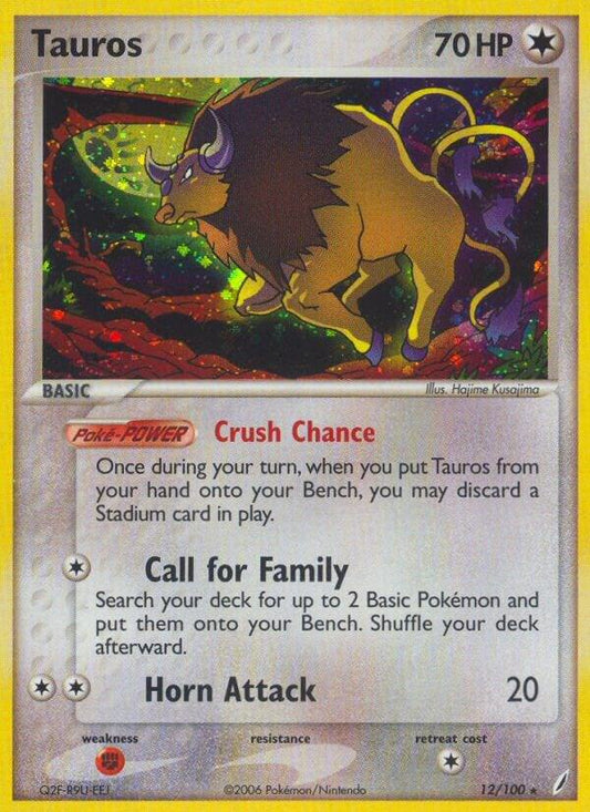 Tauros [Crystal Guardians] 12/100