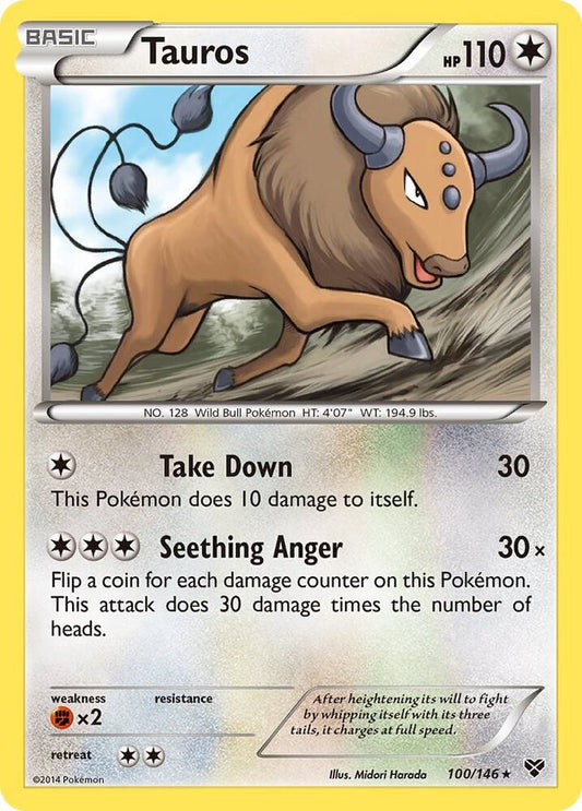 Tauros [XY Base Set] 100/146