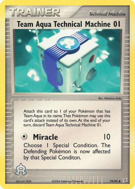 Team Aqua Technical Machine 01 [Team Magma vs Team Aqua] 79/95