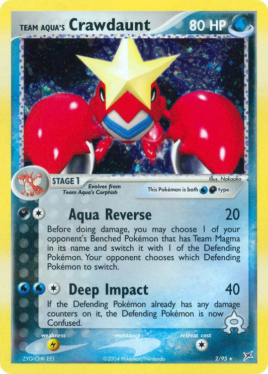 Team Aqua's Crawdaunt - 2/95 [Team Magma vs Team Aqua] 2/95