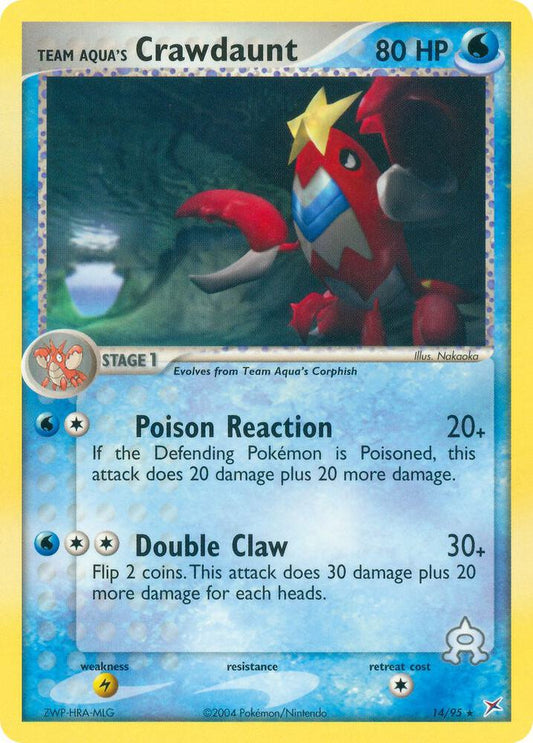 Team Aqua's Crawdaunt - 14/95 [Team Magma vs Team Aqua] 14/95