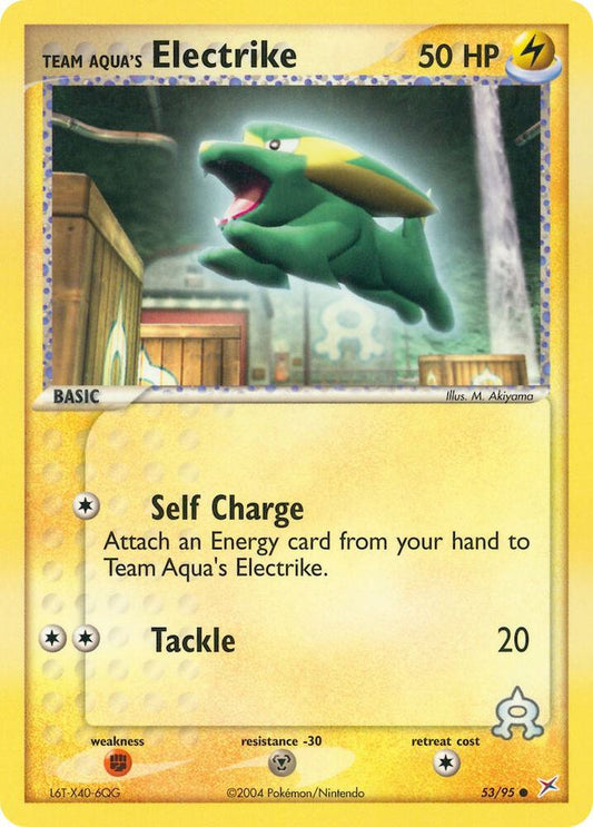 Team Aqua's Electrike - 53/95 [Team Magma vs Team Aqua] 53/95