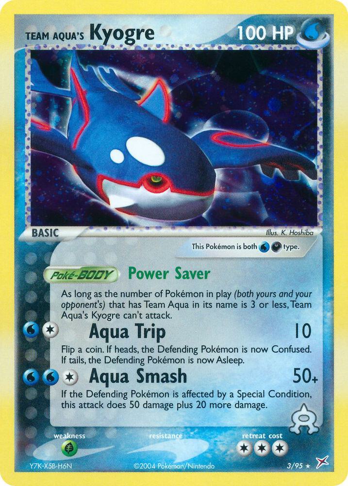 Team Aqua's Kyogre [Team Magma vs Team Aqua] 3/95