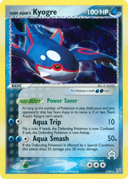 Team Aqua's Kyogre [Team Magma vs Team Aqua] 3/95