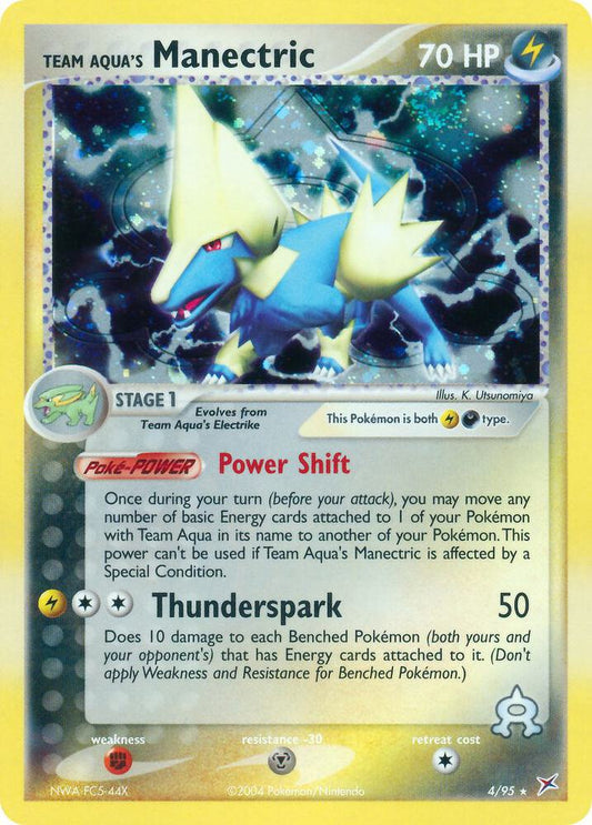 Team Aqua's Manectric - 4/95 [Team Magma vs Team Aqua] 4/95