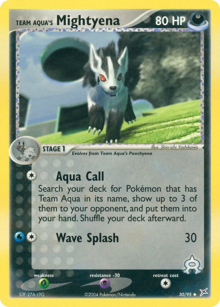 Team Aqua's Mightyena - 30/95 [Team Magma vs Team Aqua] 30/95