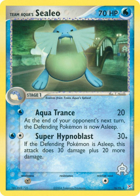 Team Aqua's Sealeo - 16/95 [EX Team Magma vs Team Aqua] 16/95