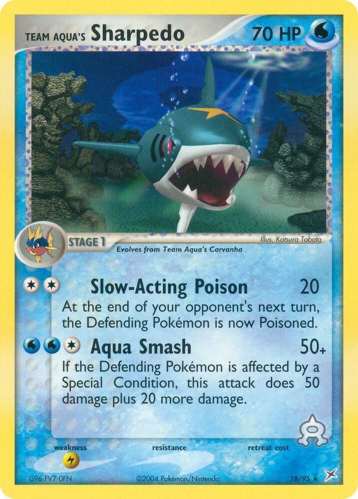 Team Aqua's Sharpedo - 18/95 [Team Magma vs Team Aqua] 18/95