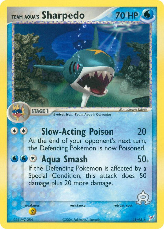 Team Aqua's Sharpedo - 18/95 [Team Magma vs Team Aqua] 18/95