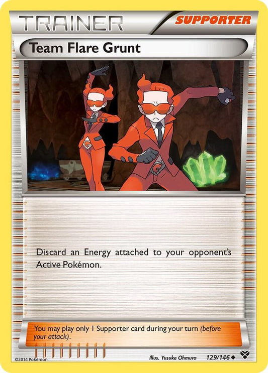 Team Flare Grunt [XY Base Set] 129/146