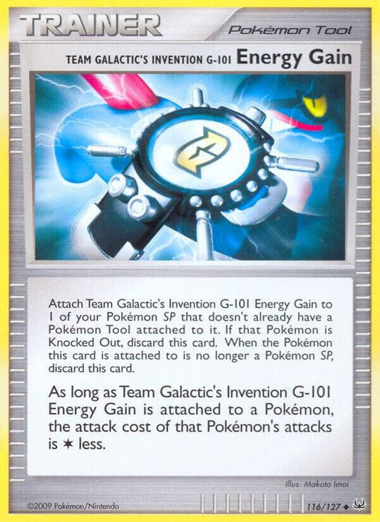 Team Galactic's Invention G-101 Energy Gain [Platinum] 116/127