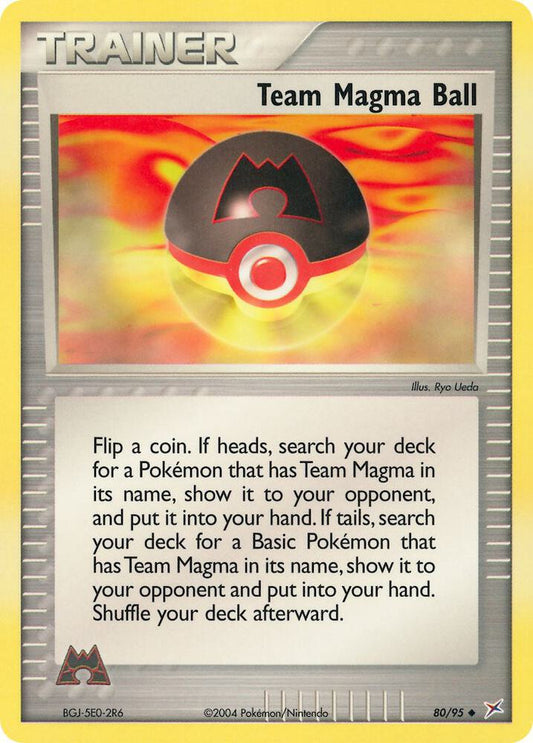 Team Magma Ball [EX Team Magma vs Team Aqua] 80/95