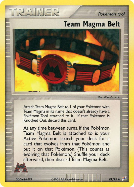 Team Magma Belt [Team Magma vs Team Aqua] 81/95