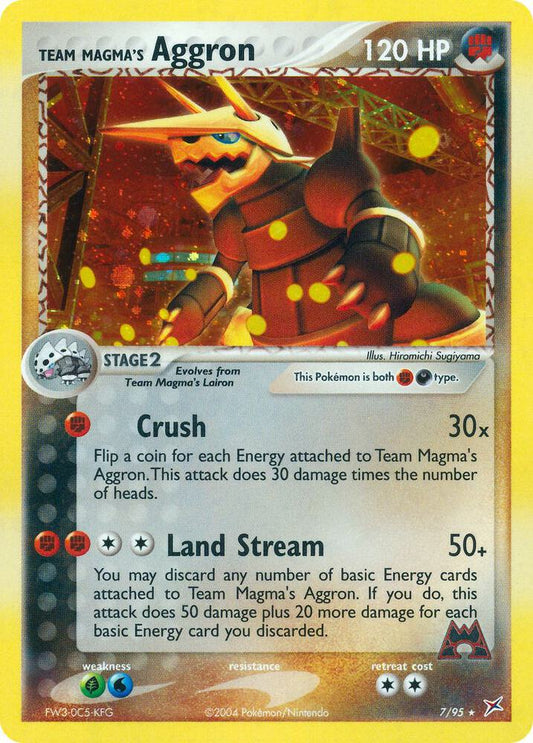 Team Magma's Aggron [Team Magma vs Team Aqua] 7/95