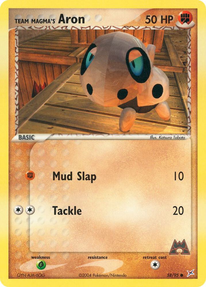 Team Magma's Aron - 58/95 [Team Magma vs Team Aqua] 58/95