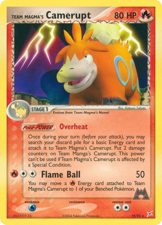Team Magma's Camerupt [Team Magma vs Team Aqua] 19/95