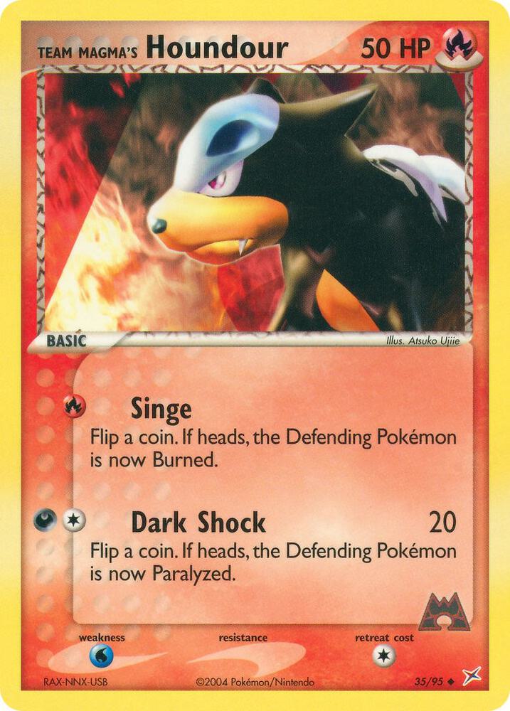 Team Magma's Houndour - 35/95 [Team Magma vs Team Aqua] 35/95