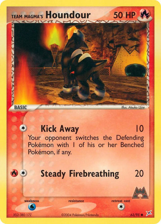 Team Magma's Houndour - 63/95 [Team Magma vs Team Aqua] 63/95