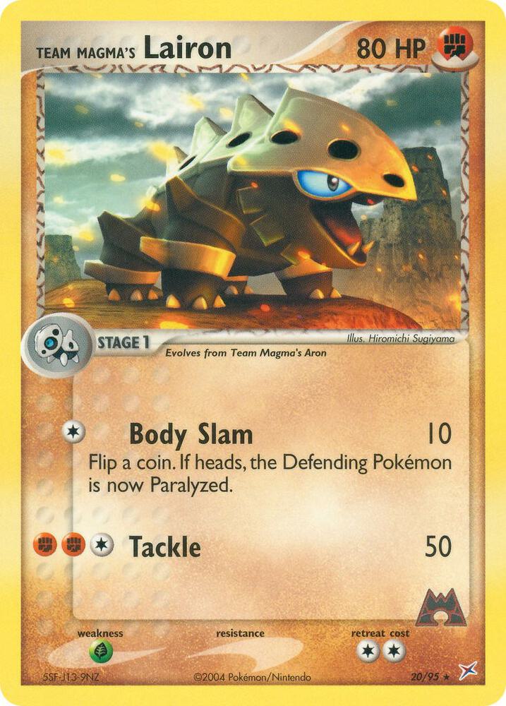 Team Magma's Lairon - 20/95 [Team Magma vs Team Aqua] 20/95